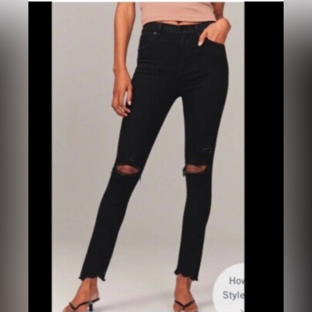 Abercrombie | The Super Skinny Ankle High Rise